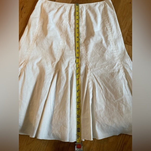 Elie Tahari linen A line skirt - Picture 11 of 11